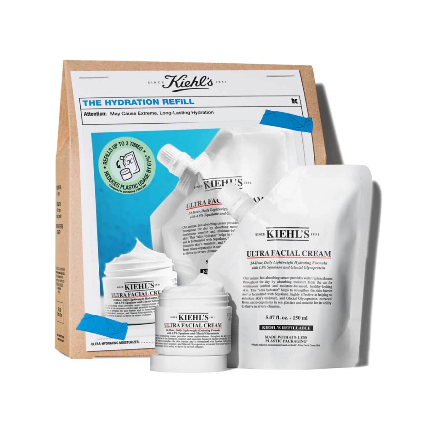 Set de Hidratación Refill Ultra Facial Cream Kiehl's 2025